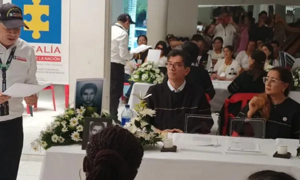 Tribunal Superior de Bogotá realizó acto simbólico en casos de desaparición forzada