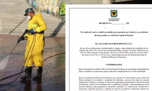 Estas serán las prohibiciones durante el racionamiento de agua en Bogotá (Alcaldía)