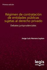 ‘Régimen de contratación de entidades públicas sujetas al derecho privado’